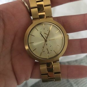 MK gold watch!! Tag still on!